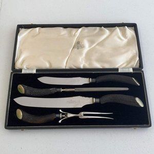Harrison Bros & Housen Silver Knife Set